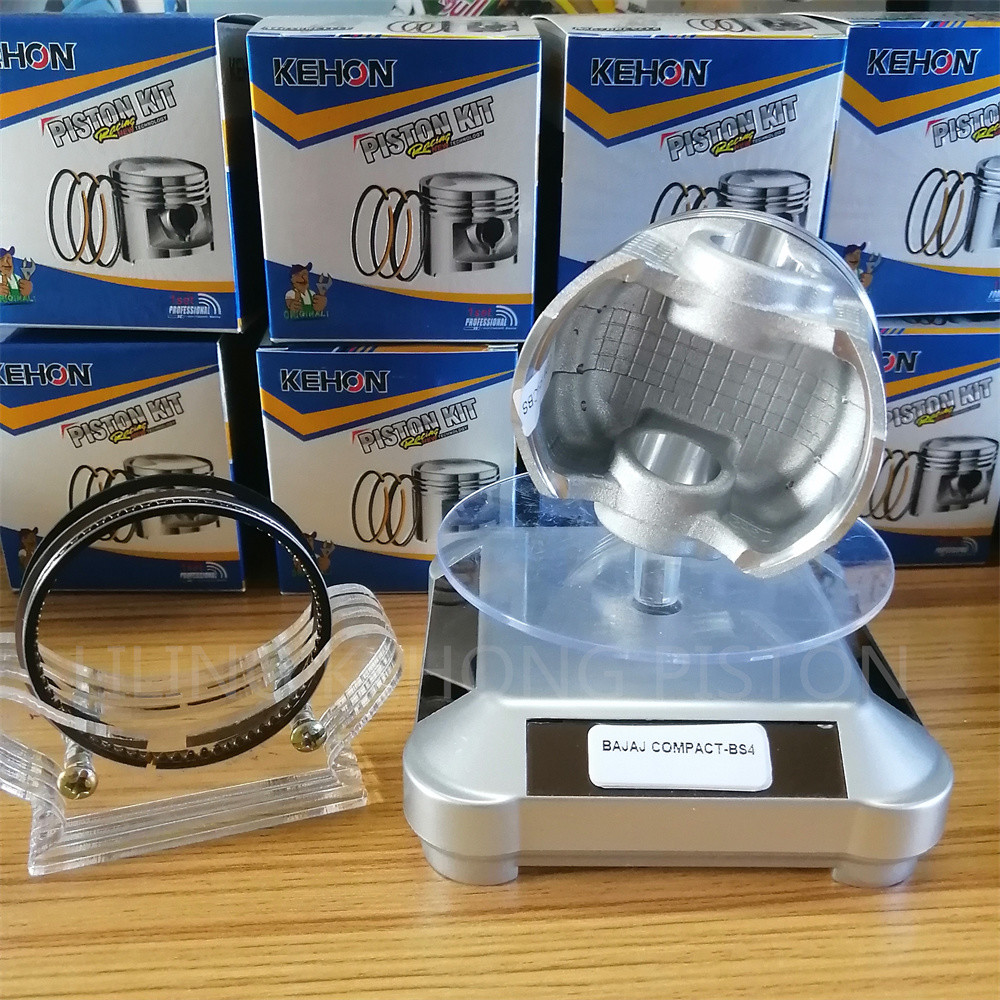 Durable BAJAJ Piston And Ring Set Fit COMPACT-BS4 Pin Size 17x48mm