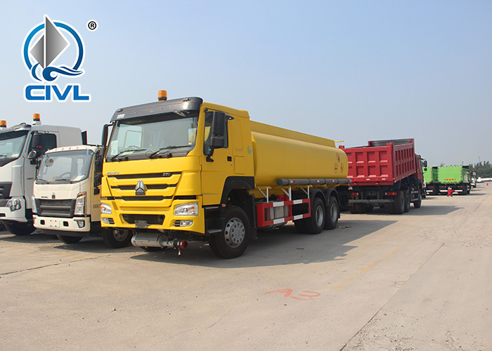 15000L , 18000L , 20000L EURO II Oil Tanker Truck / Sinotruk Military Howo Tanker Truck