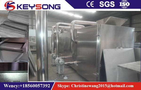 Stainless Steel Food Drying Machine Gas / Diesel Mesh Belt Dryer Output 300kg /