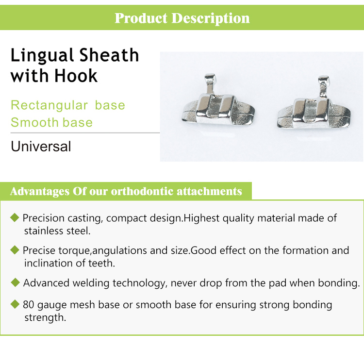 Class I Dental Areal BIOM Medical Lingual Sheath Orthodontics With Left Hook