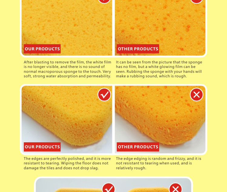 Non-dross Magic Cleaning Sponge Car Cleaning Sponge Wall Cleaning Sponge