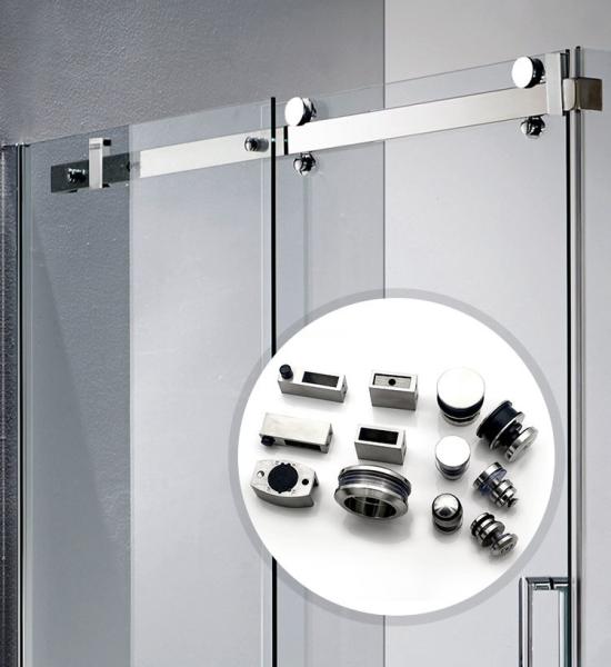 304 Stainless Steel Glass Hardware for Modern Barn Door Shower Frameless Design