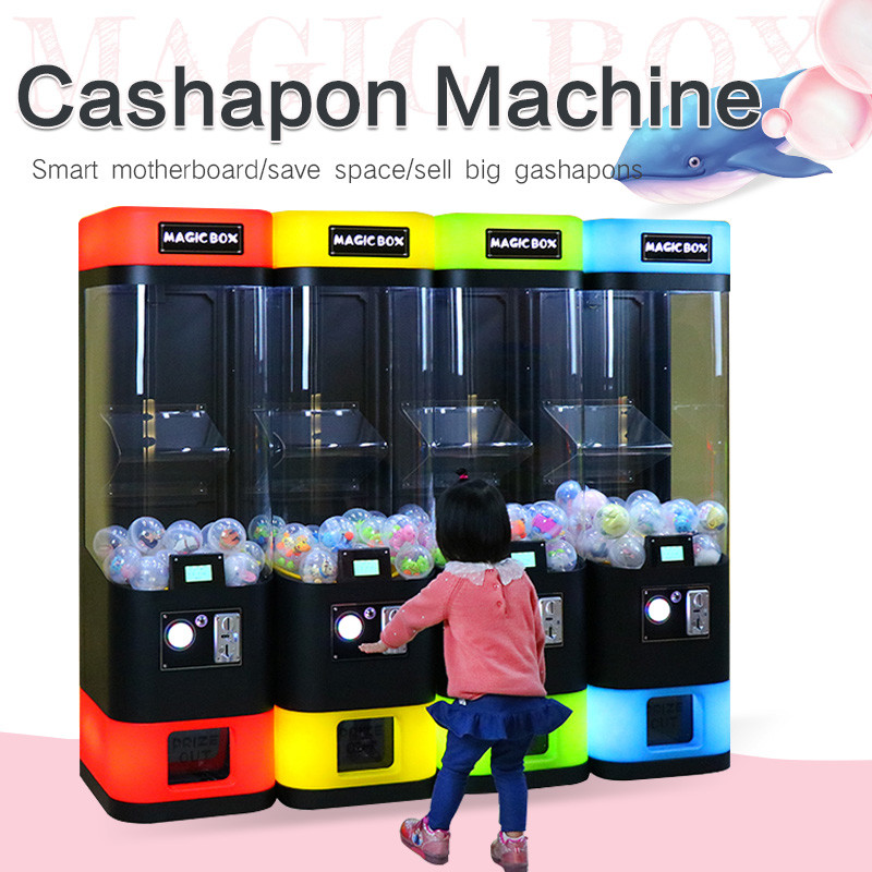 Factory Wholesale Top Quality Coin Operated Magic Box Egg Vending Machine Capsule Toy Vending Machine Gacha Vending Mach