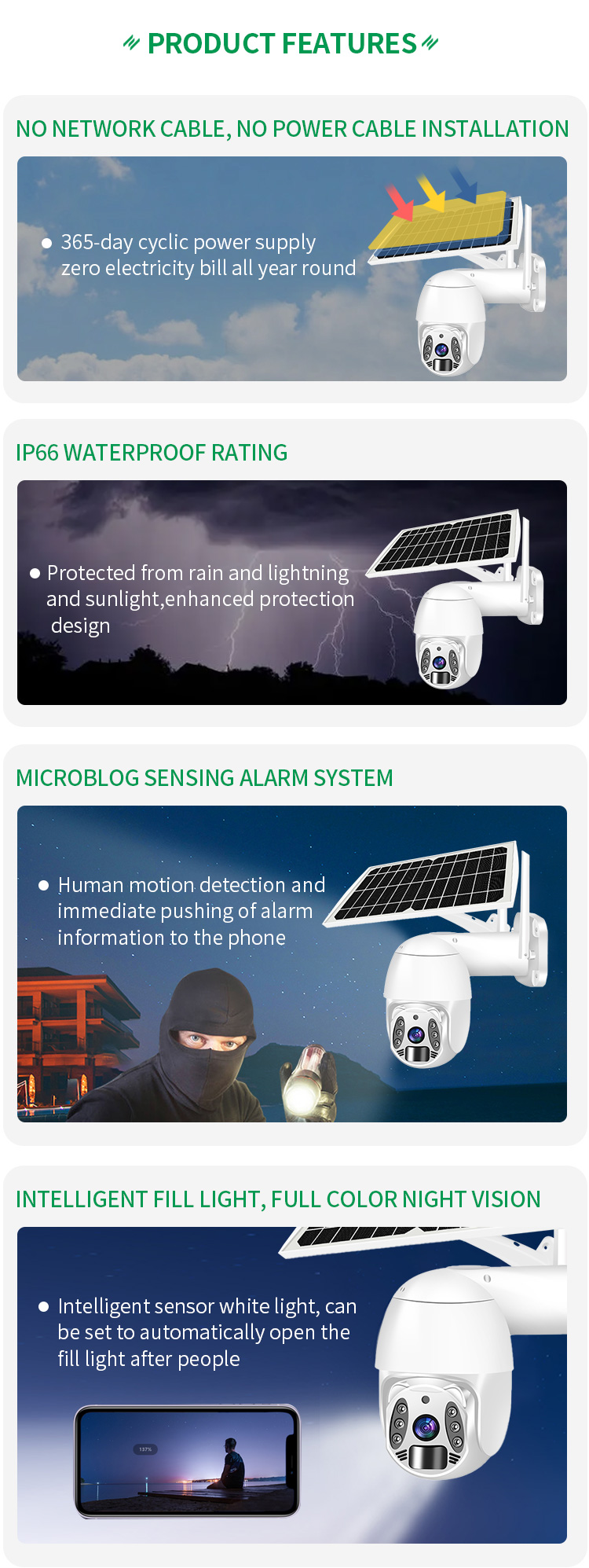 Wireless 3mp Tuya Smartlife App Remote View Hd Cctv Solar Camera 10w Solar Panel Outdoor 4g Ptz 360 Rotation Solar Camera