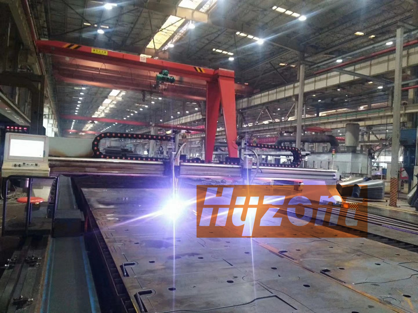High Definition Gantry Cnc Plasma Cutter Steel Plate Beveling