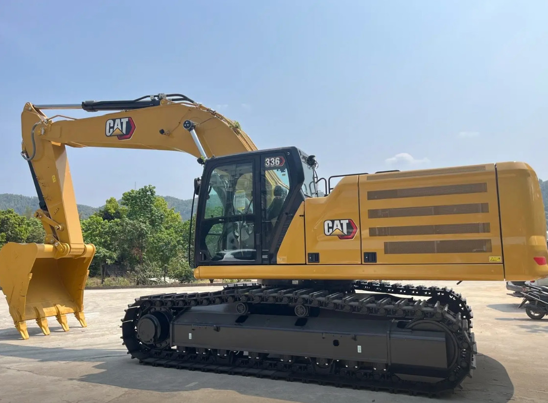 National IV engine Used Caterpillar Excavators 37 Ton Cat336 For Mining