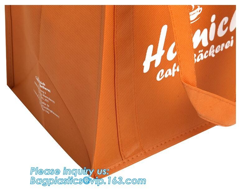 Eco friendly custom slogan laminated pp non woven bag with private logo, Home textile packaging non woven bag for bed sh