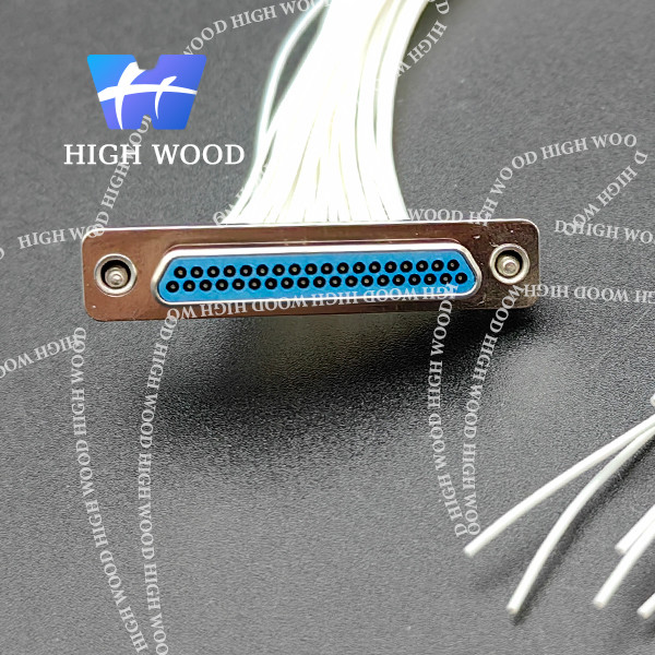 J30J SERIES MICRO-D Connectors,J30J-37TJL L=200 ,J30J SERIES TWISTED PIN MICRO RECTANGULAR ELECTRICAL CONNECTOR