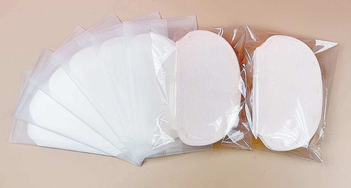 Sweat Proof Disposable Armpit Pads Easy Remove Anti Perspirant Privatle Label