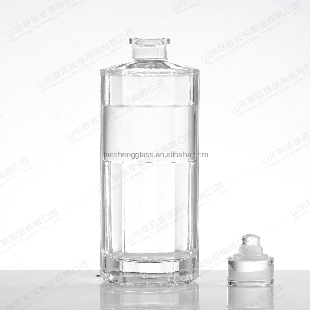 Clear Glass Wine Bottles with Hot Stamping Surface from Glass Bottle Factor