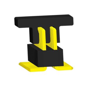 1.0mm Male Connector Pin Header CAP Vertical Mount 2x15 30 Pin Double Row