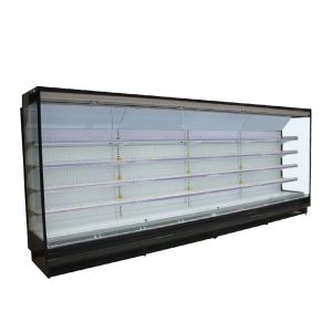 R22 Upright Open Front Chiller Milk Juice Display Refrigerator Manufactures