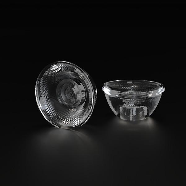 Narrow beam angle 15° anti-glare Led Lens Optics Diameter 35mm Restaurant