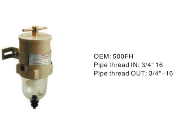 Quality Industrial Hydraulic Filter Housing Assembly 500FH Pipe  Thread IN 3/4" -16 Pipe  Thread Out 3/4" -16 for sale
