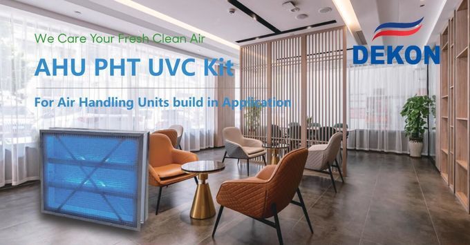 PHT UVC with Germicidal Lamps as air sterlizer for Rooftop units ducts or AHU System ducts help kill virus