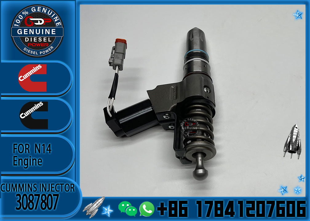 Diesel engine parts common rail fuel injector 3411764 3087733 3087807 for Cummins Engine N14