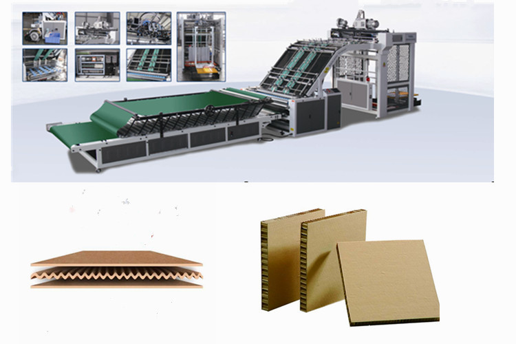 fast Speed Litho Flute Laminator Machine Full Automatically Carton Lamination Machine