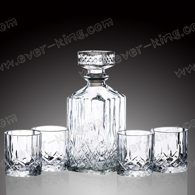 White 1000 ML Pretty Tequila Bottle With Caps
