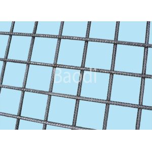 Floor Building Concrete Welded Wire Mesh , Rough Edge Heavy Gauge Wire Mesh