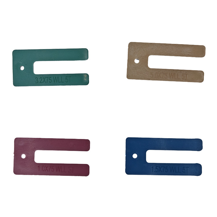75mm U Type Plastic Packer For Window Plastic Shim Horseshoe Shape Window Packers For Doors And Windows