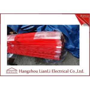 Steel PVC Coated Electrical Conduit Pipe C/W Coupling & Plastic Cap 3.05 Meters