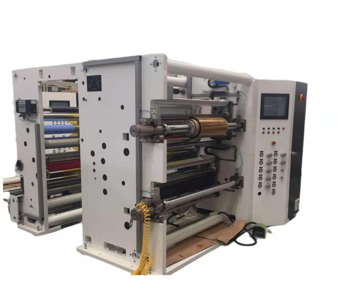 60hz Automatic Paper Slitting Rewinder Machine 500mm 380v 50um