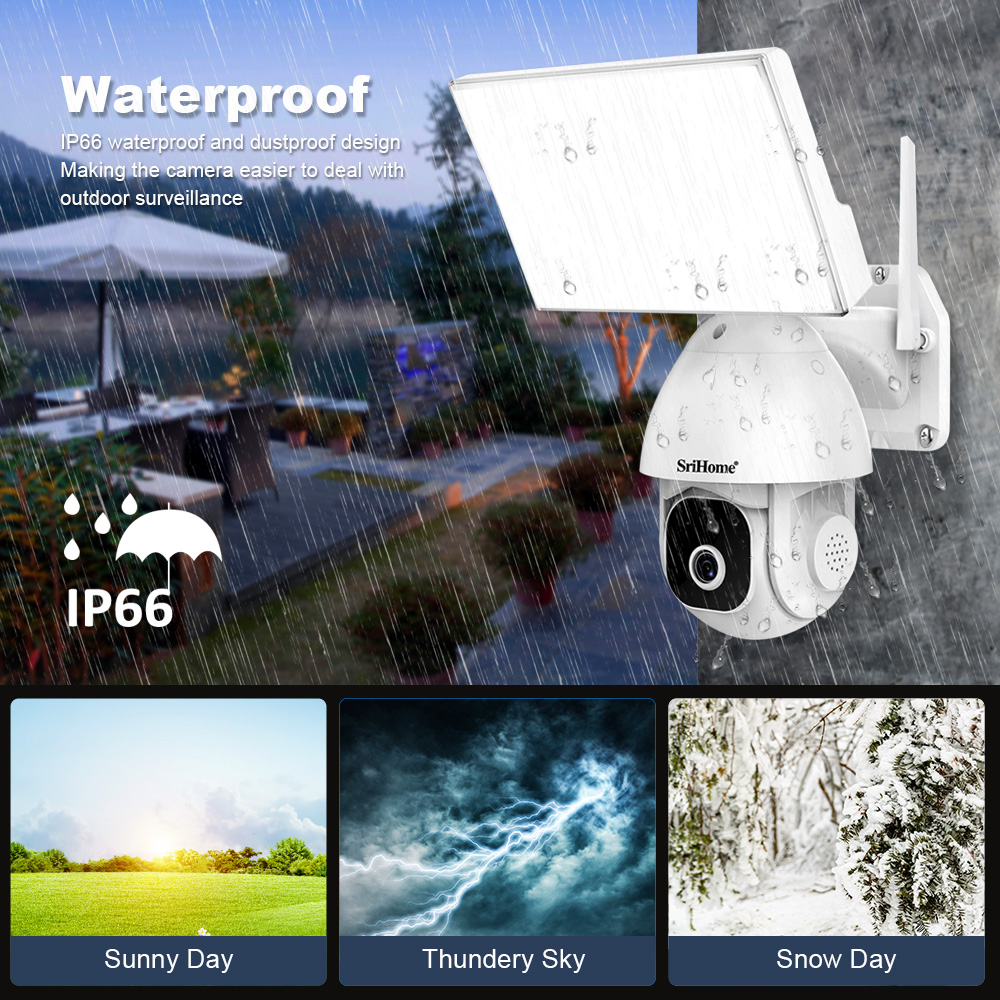 5MP Outdoor Security Waterproof Camera Support Two-Way Audio Digital-WDR Full- Color Night Vision Camera