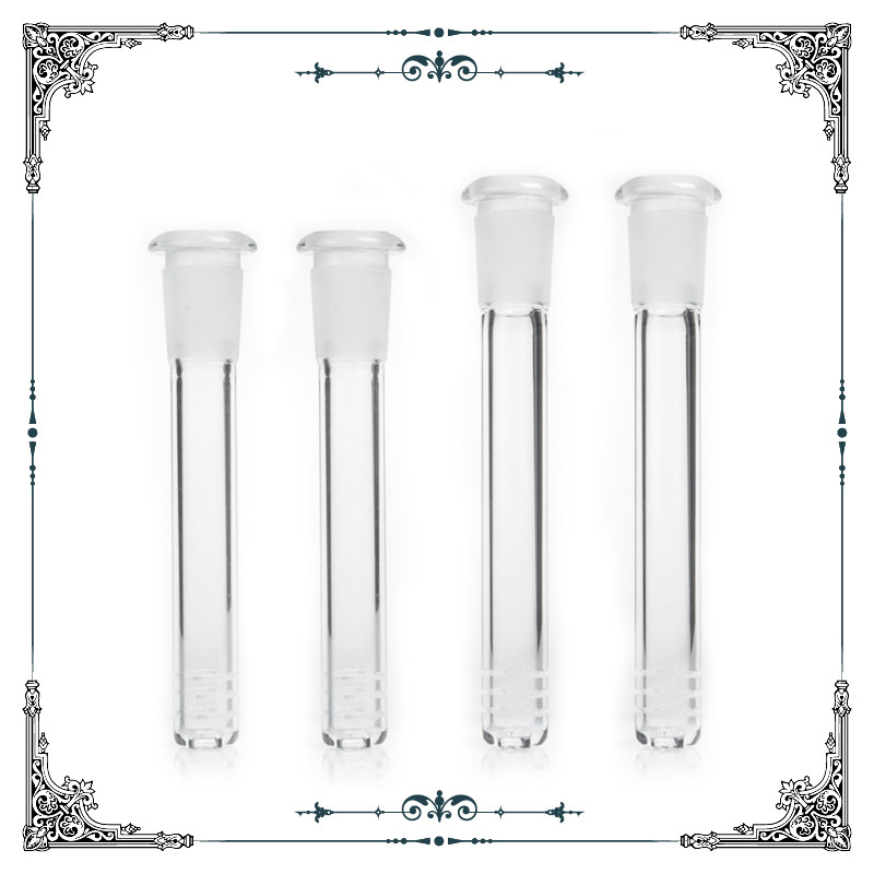 3" 4" Crosscut Hookah Slide Glass Downstem Hand Blown For Smoking