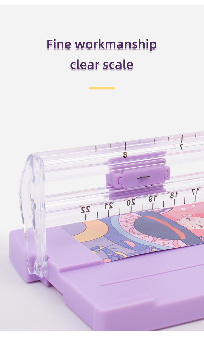 High Customization Metal Plastic A5 Paper Trimmer for 2022 Custom Cartoon Paper Cutter