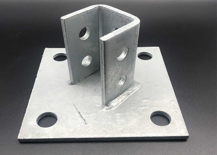 Customized Shape Powder Coated Strut Channel Post Base