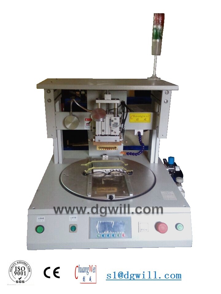  Pcb Welding Machine Pulse Heating Hot Bar Soldering Machine Rotary Table Manufactures