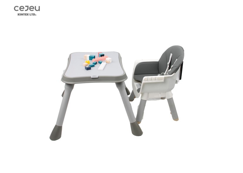 Baby High Chair Feeding Chair Foldable Seat Ajustable Height Dining Table Booster