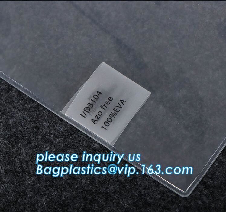 Plastic Bag OEM Custom PVC Loop Handle Image Printed Plastic Shopping Bag,Promotional Clear Waterproof Plastic Cosmetic