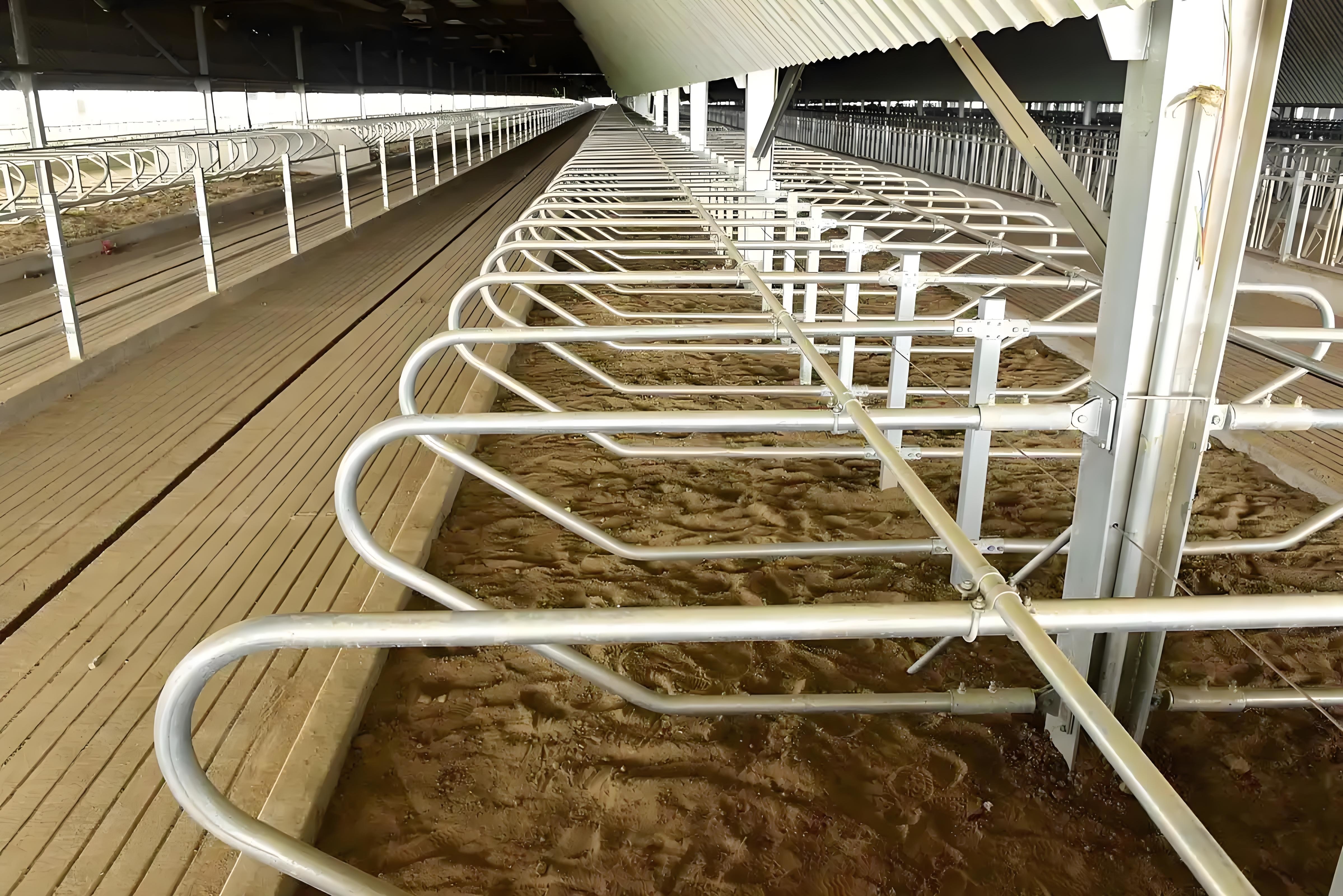 Easy Assembly Cattle Sheds Steel Structure Cow Farming Shed Weather Resistant