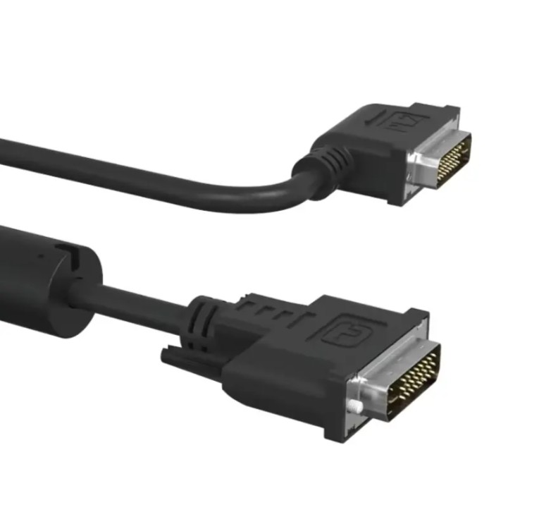 DVI 24+5 Pin Male to Male Digital Video Cable for Gaming DVD Laptop HDTV Projector Bare Copper Stereo Connector Video Cables