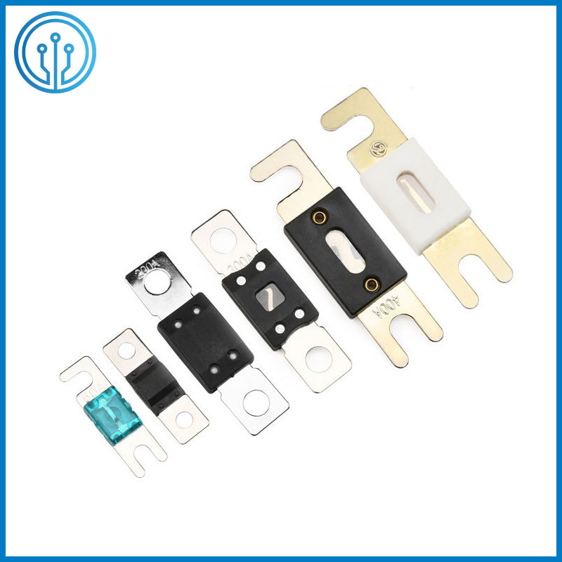 Automotive Mega On Down Bolted Type Fuse ANM 50A 200A 80V With Visual Transparent Window