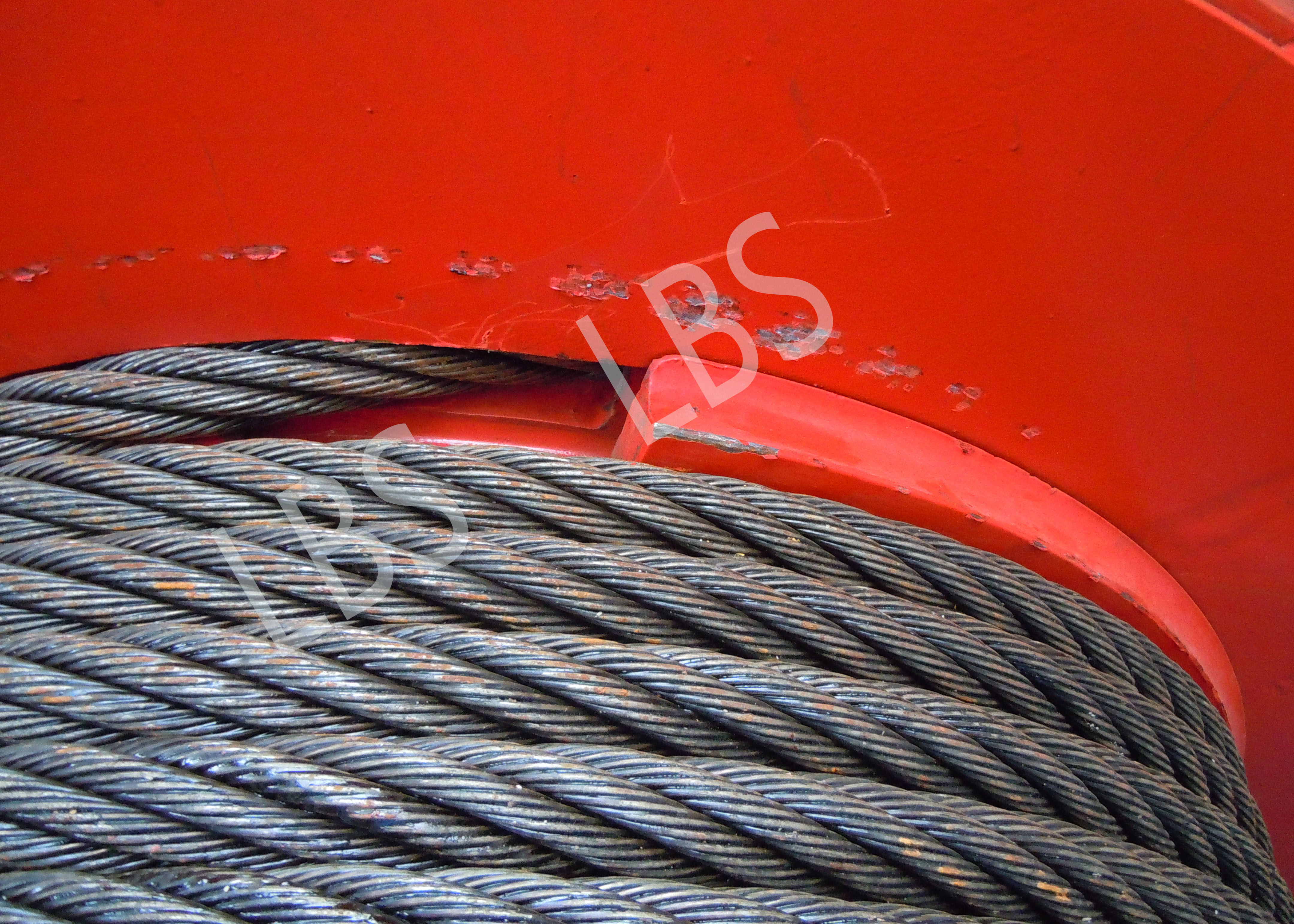 professional Split LBS drum / Wire Rope Drum with spiral grooving