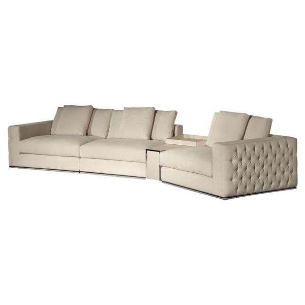 Sumptuous Italian Luxury Sofa Set Tufted Button Synthetic Diamond Leather