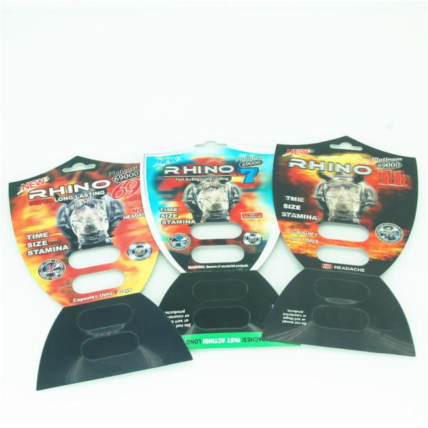 Wholesale Male Enhancement Pills Packing Boxes Rhino 69 3d Packaging Cards