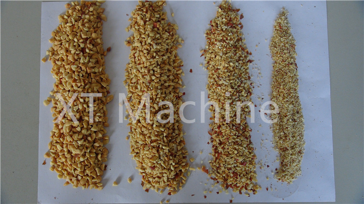 Peanut Granule Hazelnut Cutting Machine 500kg/Hr 7.5kw 380v 220V