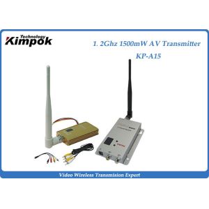 China Professional Wireless Video Transmitter With 1500mW , 2KM Transmit Distance on sale