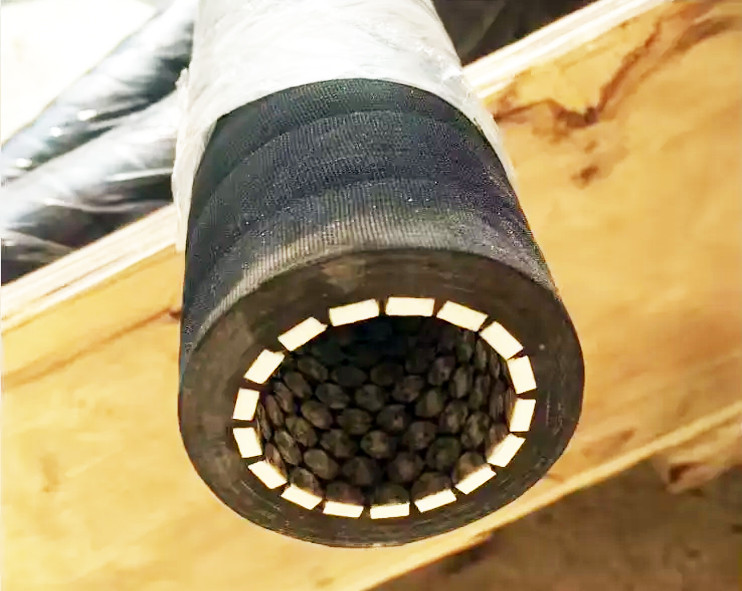 Rubber Ceramic Hose Pipe Fittings Hose Beaver Slurry Flex PVC Line