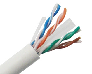 Eco Friendly UTP Ethernet CAT6 Cable With CM Rated PVC Jacket , HDPE Insulation