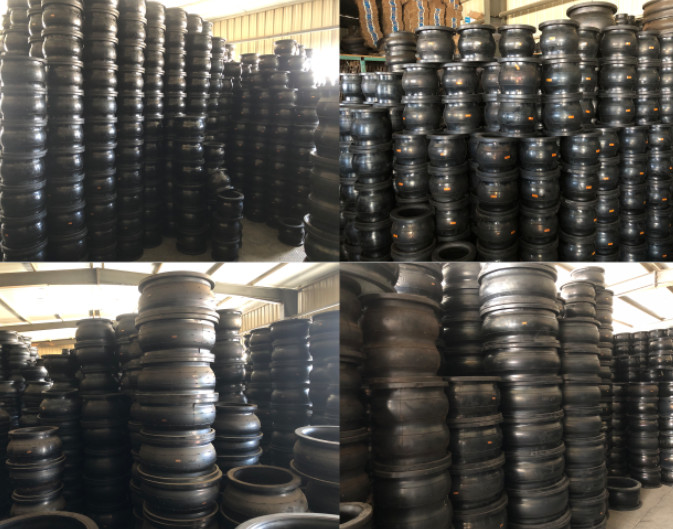 SS304/SS316 custom flange connection PTFE natural rubber expansion joint