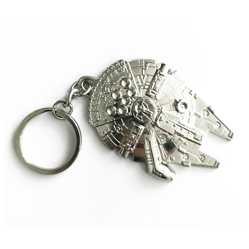 Silver Plating Engraved Zinc Alloy Custom Metal Keychains For Promotion Gifts