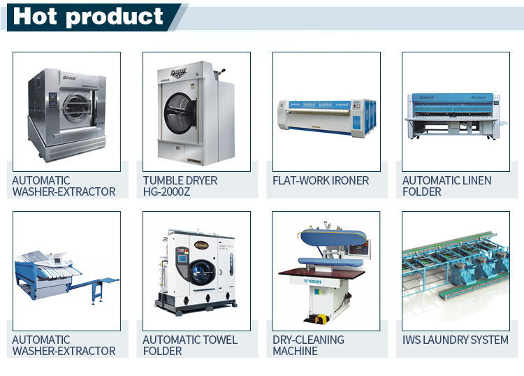 Laundry System of Washer Extractor Machine Set of Equipment for Hot Water Cleaning