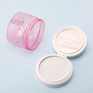 Round Plastic Packaging Jars With Spoon Tweezers 150ml -1000ml