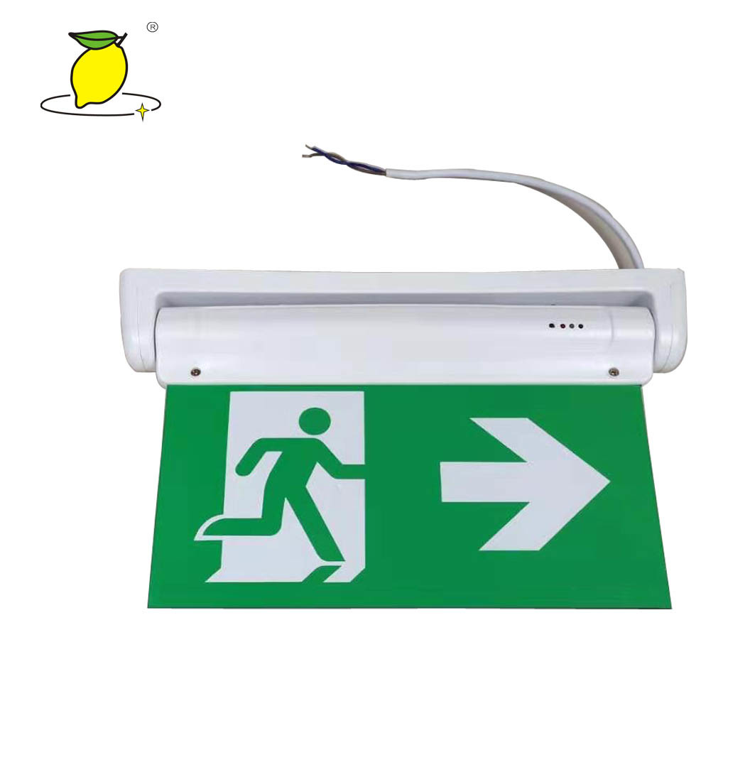 Green products led exit signs emergency lighting emergency led light rechargeable fire exit sign