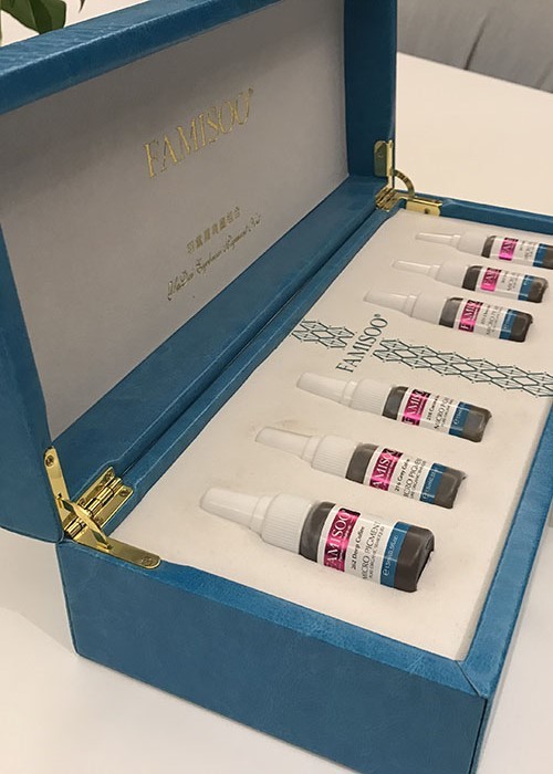 OEM Permanent Makeup Kit Pure Organic Liquid Pigment 6 Colors 15ml / Bottle