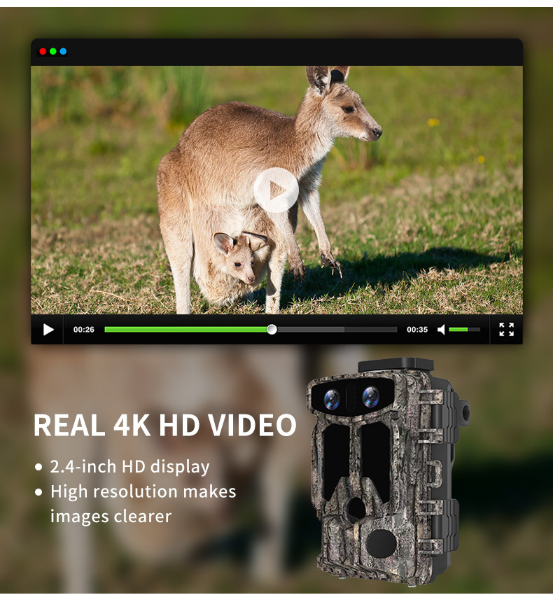 4k Hunting Game Camera